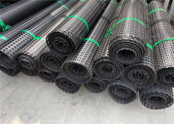 Biaxial Plastic Geogrid For Dams And Roadbed Reinforcement